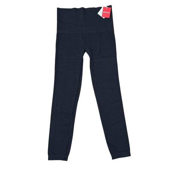 SPANX Pants - Spanx Black Leggings Size Large 10-12 Ecocare Ankle High-Waisted Womens NWT